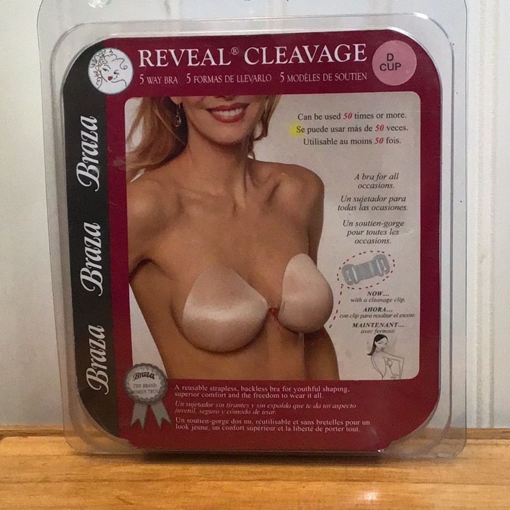 Bra a Reveal Cleavage Adhesive Bra D Cup